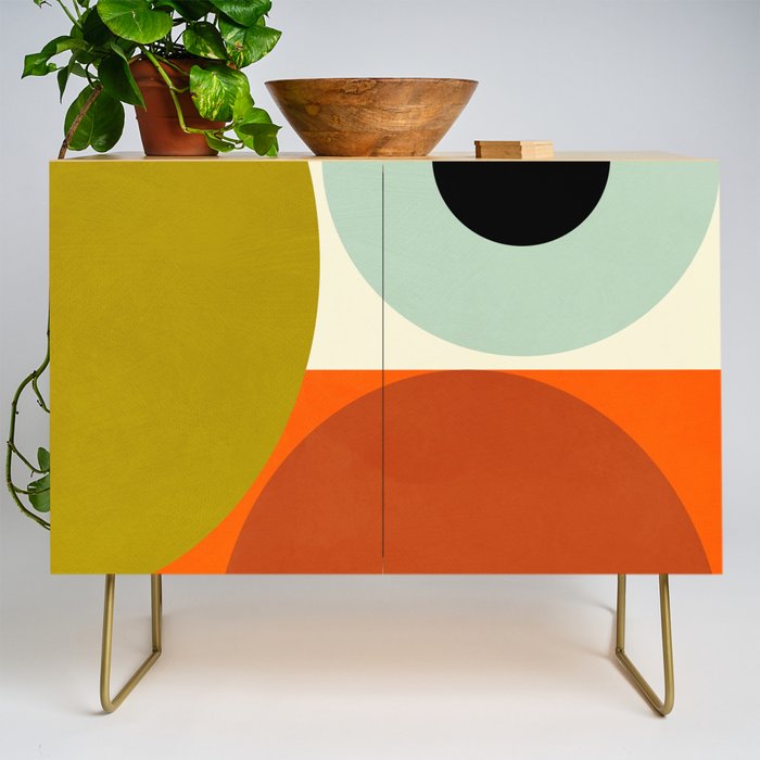 think big 5 shapes geometric Credenza Gallery Image 1