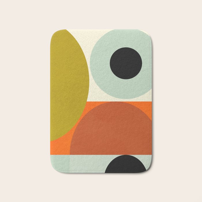 think big 5 shapes geometric Bath Mat Gallery Image 1