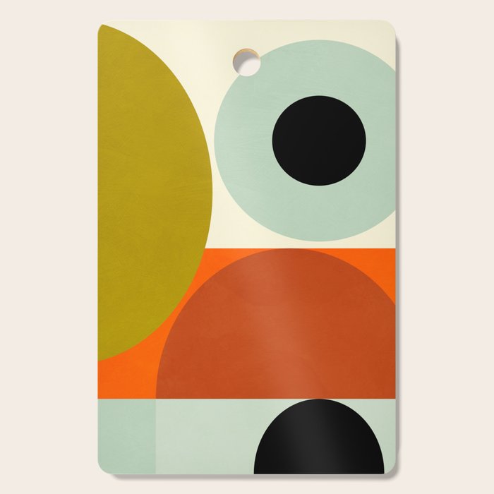 think big 5 shapes geometric Cutting Board Gallery Image 1