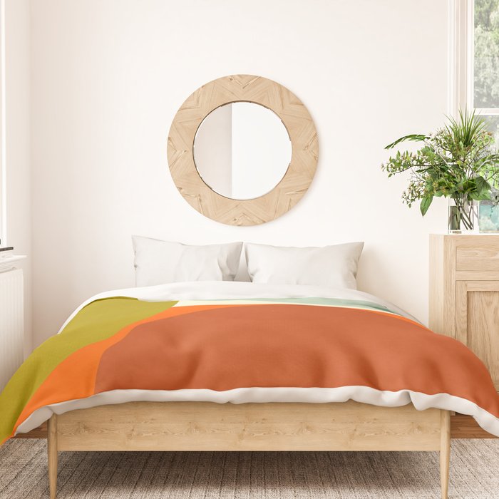 think big 5 shapes geometric Duvet Cover Gallery Image 3