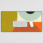 think big 5 shapes geometric Desk Mat Gallery Image 1