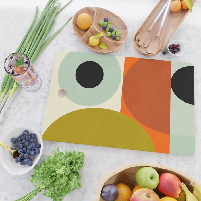 think big 5 shapes geometric Cutting Board Gallery Image 2