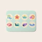 Hermit crab & starfish Bath Mat Gallery Image 1