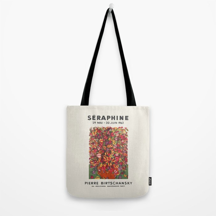 Seraphine Louis Vintage Exhibition Poster, 1962 Tote Bag Gallery Image 2