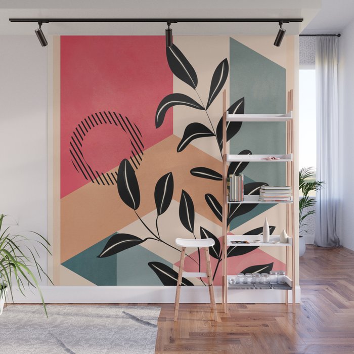 Tropical Geometry 15 Wall Mural Gallery Image 1