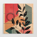 Tropical Geometry 15 Wood Wall Art Gallery Image 1