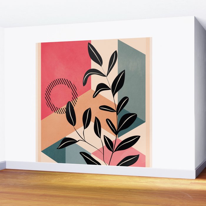 Tropical Geometry 15 Wall Mural Gallery Image 2