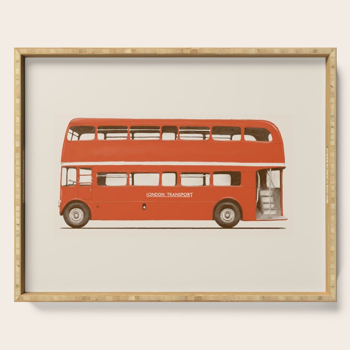 Double-Decker London Bus Serving Tray Gallery Image 1