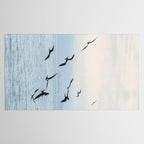 Flock of Birds at Sunset Tablecloth Gallery Image 2