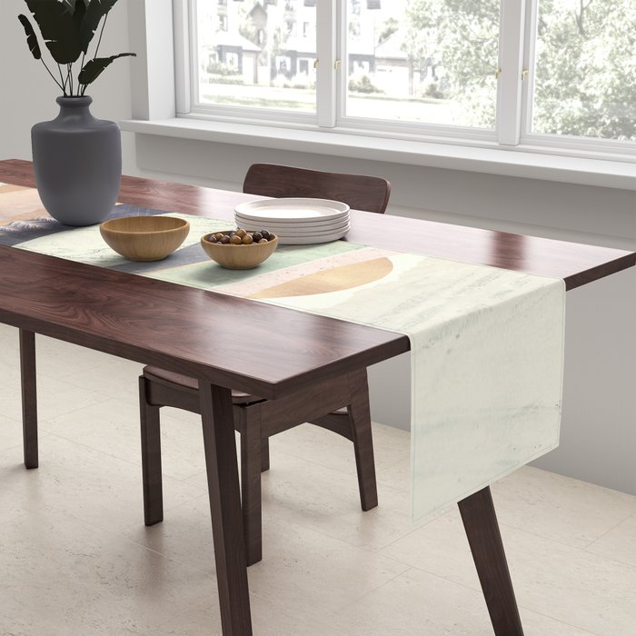 Golden Spring Reflection Table Runner Gallery Image 2