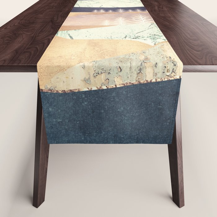 Golden Spring Reflection Table Runner Gallery Image 1