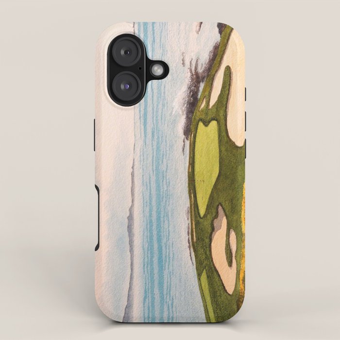 Pebble Beach Golf Course Signature Hole 7 iPhone Case Gallery Image 1