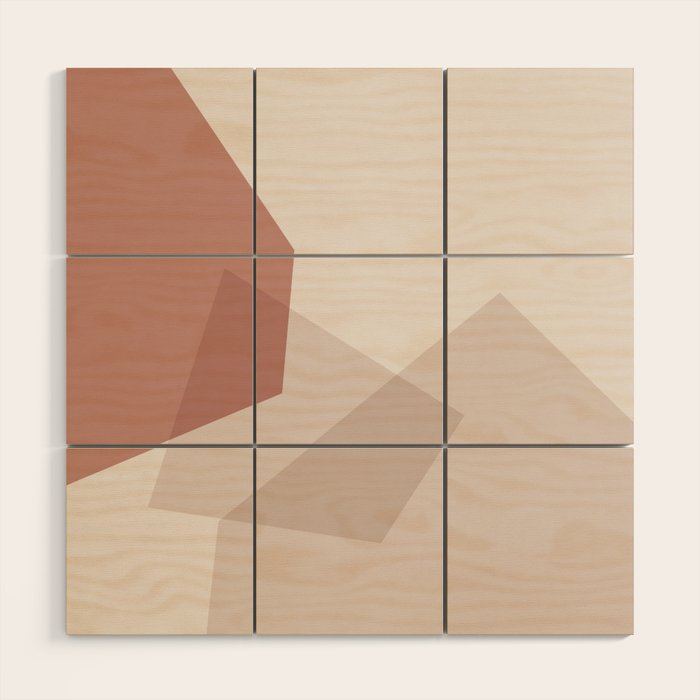 abstract minimal #6 Wood Wall Art Gallery Image 1