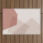 abstract minimal #6 Outdoor Rug Gallery Image 1
