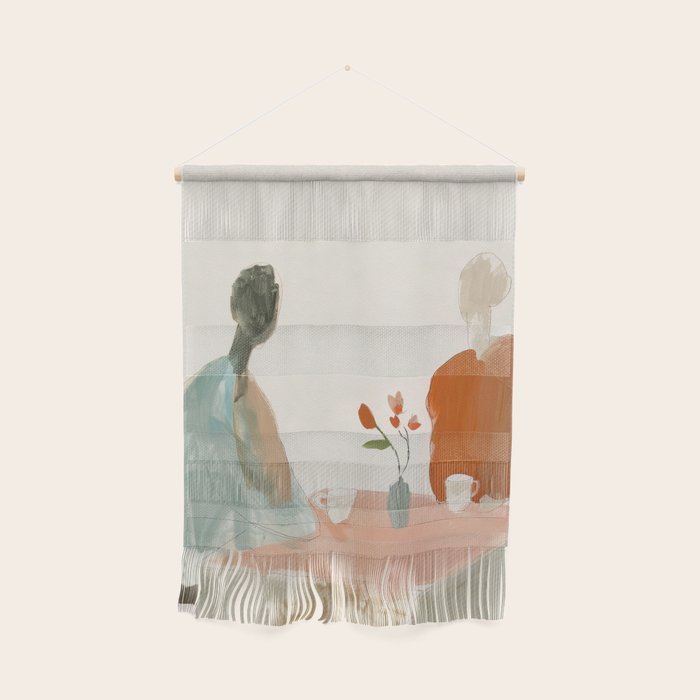 Abstract Cafe Stillness Wall Hanging Gallery Image 1