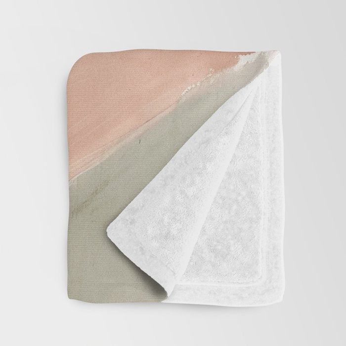 Abstract Cafe Stillness Throw Blanket Gallery Image 3