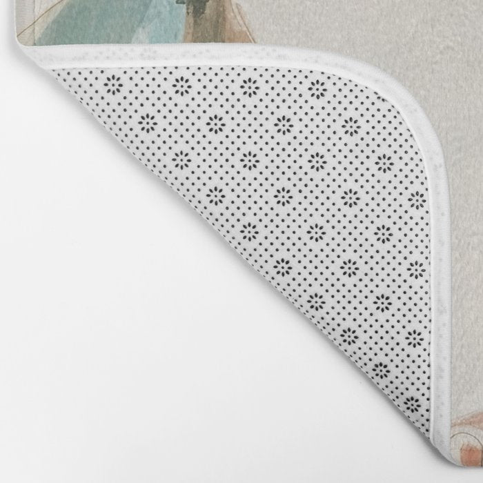 Abstract Cafe Stillness Bath Mat Gallery Image 2