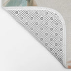 Abstract Cafe Stillness Bath Mat Gallery Image 2