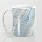 Soft Blue Aqua Marble Elegance Coffee Mug Gallery Image 3