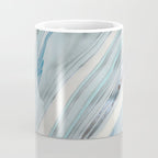 Soft Blue Aqua Marble Elegance Coffee Mug Gallery Image 4