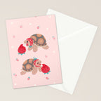 Tortoises love strawberries Stationery Card Gallery Image 2
