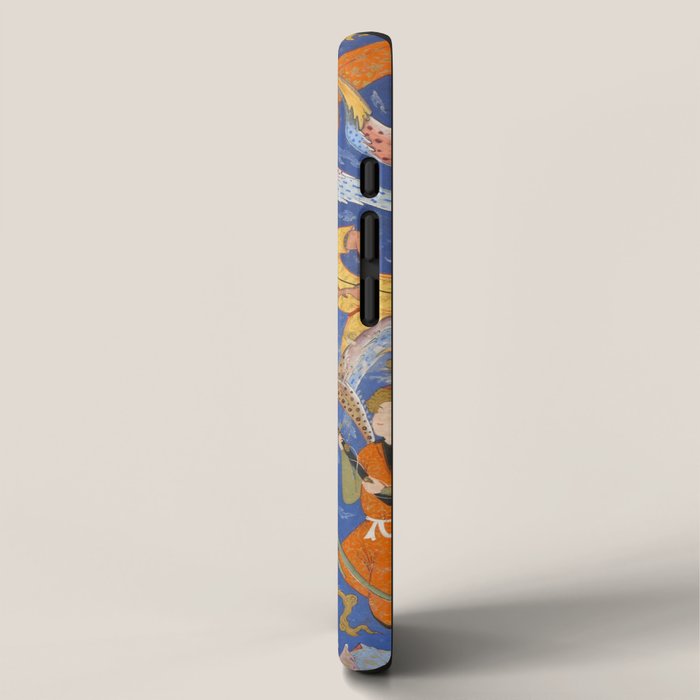 Falnama (Book of omens), The Night Journey (Miâraj) iPhone Case Gallery Image 2