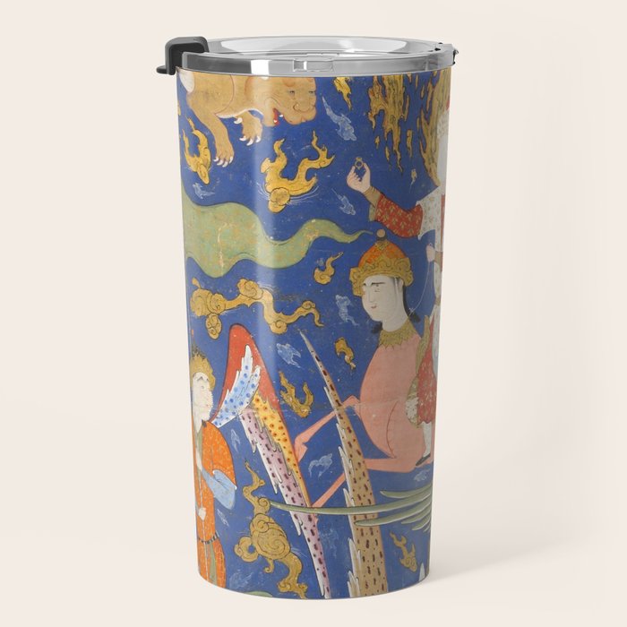 Falnama (Book of omens), The Night Journey (Miâraj) Travel Mug Gallery Image 3