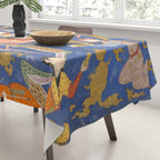 Falnama (Book of omens), The Night Journey (Miâraj) Tablecloth Gallery Image 3