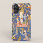 Falnama (Book of omens), The Night Journey (Miâraj) iPhone Case Gallery Image 1