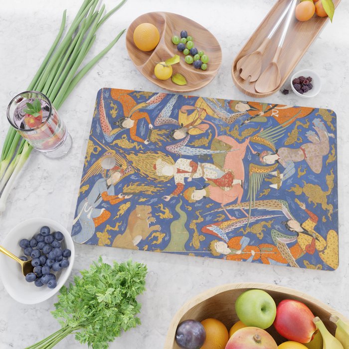 Falnama (Book of omens), The Night Journey (Miâraj) Cutting Board Gallery Image 2
