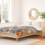 Falnama (Book of omens), The Night Journey (Miâraj) Duvet Cover Gallery Image 2