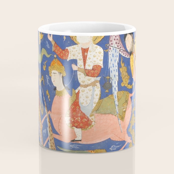 Falnama (Book of omens), The Night Journey (Miâraj) Coffee Mug Gallery Image 4