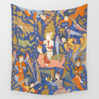 Falnama (Book of omens), The Night Journey (Miâraj) Wall Tapestry Gallery Image 4
