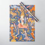 Falnama (Book of omens), The Night Journey (Miâraj) Wrapping Paper Gallery Image 1