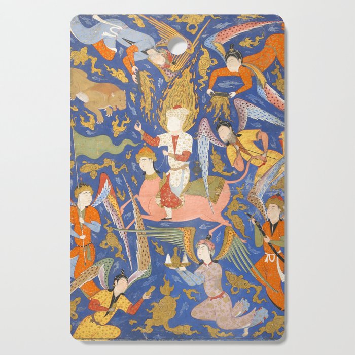 Falnama (Book of omens), The Night Journey (Miâraj) Cutting Board Gallery Image 1