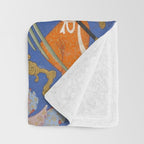 Falnama (Book of omens), The Night Journey (Miâraj) Throw Blanket Gallery Image 3