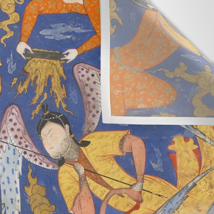 Falnama (Book of omens), The Night Journey (Miâraj) Wall Tapestry Gallery Image 3