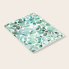 Watercolor Eucalyptus Botanical Green Leaves Notebook Gallery Image 2