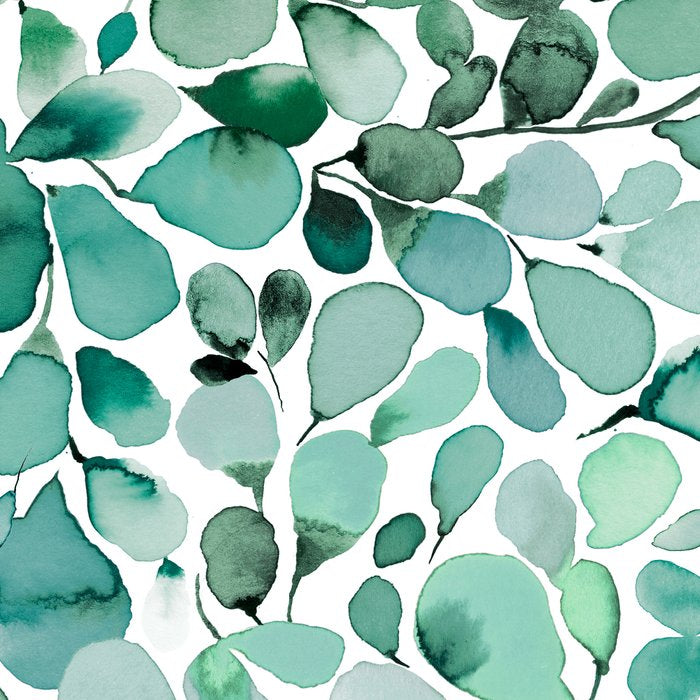 Watercolor Eucalyptus Botanical Green Leaves Coffee Mug Gallery Image 2