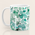 Watercolor Eucalyptus Botanical Green Leaves Coffee Mug Gallery Image 3