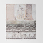 Minerva Temple - Rome Forum Architecture Photography Throw Blanket Gallery Image 2
