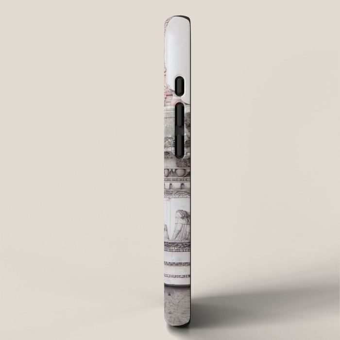 Minerva Temple - Rome Forum Architecture Photography iPhone Case Gallery Image 2