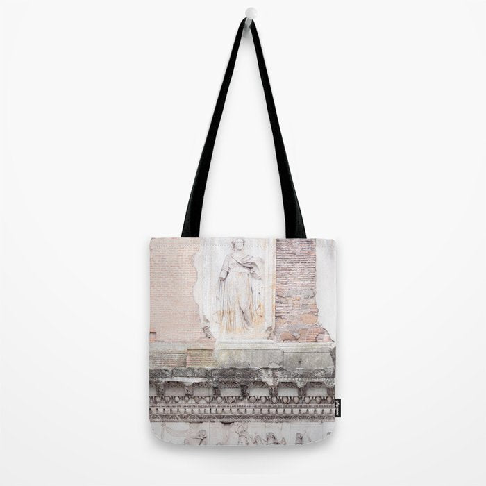 Minerva Temple - Rome Forum Architecture Photography Tote Bag Gallery Image 2