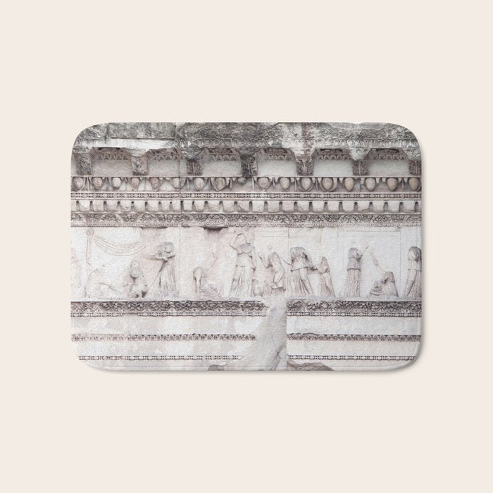 Minerva Temple - Rome Forum Architecture Photography Bath Mat Gallery Image 1