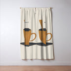 But First Coffee 2 Window Curtain Gallery Image 3