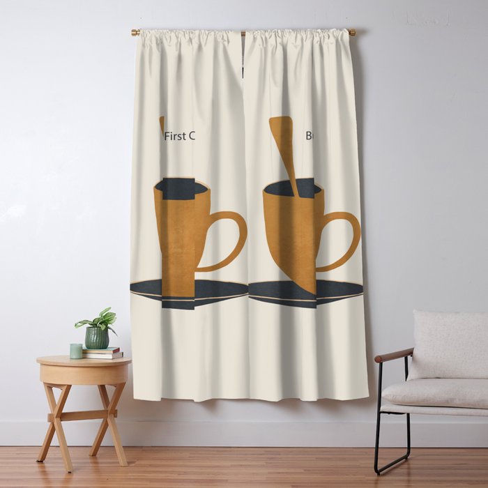 But First Coffee 2 Window Curtain Gallery Image 5