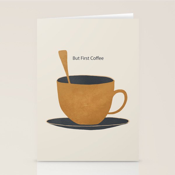 But First Coffee 2 Stationery Card Gallery Image 1