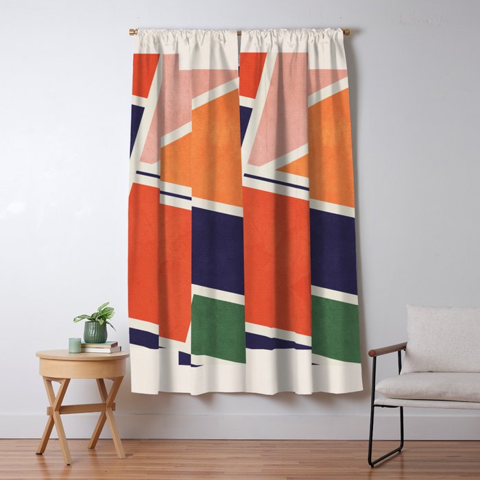 Modern Abstraction 18 Window Curtain Gallery Image 5