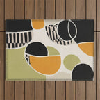 Stripes and Shapes III Outdoor Rug Gallery Image 1