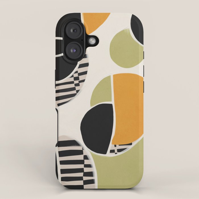 Stripes and Shapes III iPhone Case Gallery Image 1